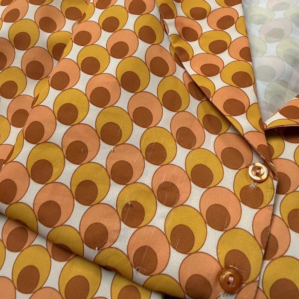 Threadbare Orange And Yellow Retro Patterned Paja… - image 2